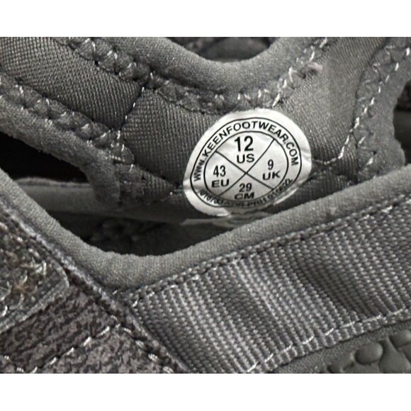 Keen Women's Rose Sandal Black Gray Closed Toe Sz 12 Sandle Strap Outdoor - Picture 5 of 5